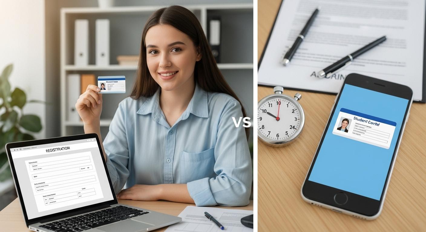 Délais d’obtention carte étudiante physique ou digitale